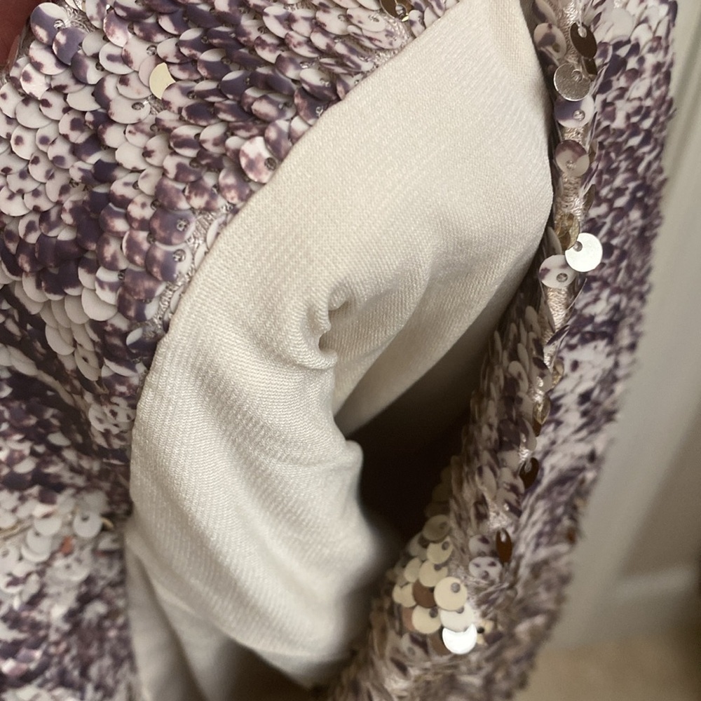 NWT Dress The Population Charlie Python heavy Sequins Ornate Jumpsuit Womens XS - Picture 12 of 13